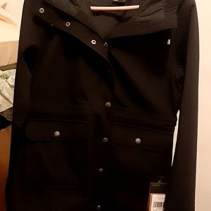 NWT!!! womens small northface keppler rain jacket in aviator navy